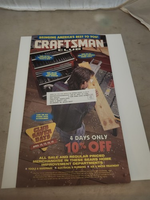 #ad Vintage Sears Craftsman Club Catalog Brochure 1995 Lawn Mowers Tools $15.00