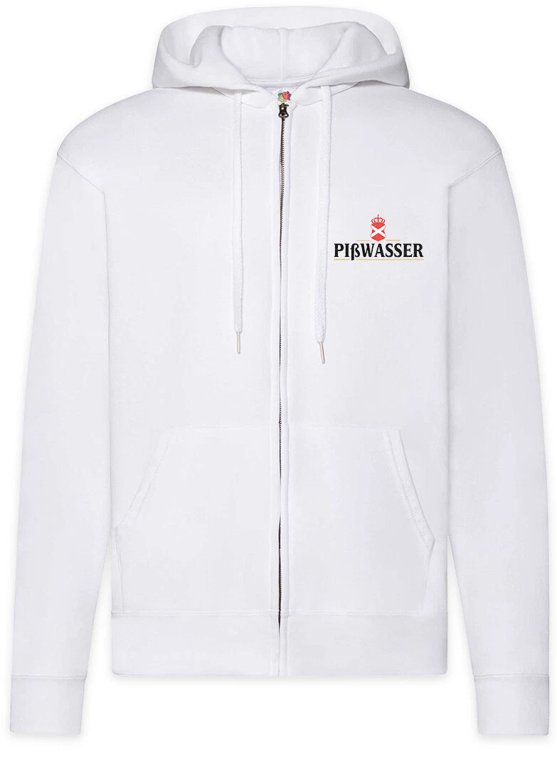 Pißwasser Beißer Zipper Hoodie VIdeo Game Bier Vg Fun Alcohol Stout White Trash