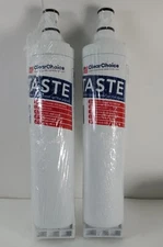 Lot 2X Clear Choice CLCH100, 4396508, FILTER5 Refrigerator Ice and Water Filters