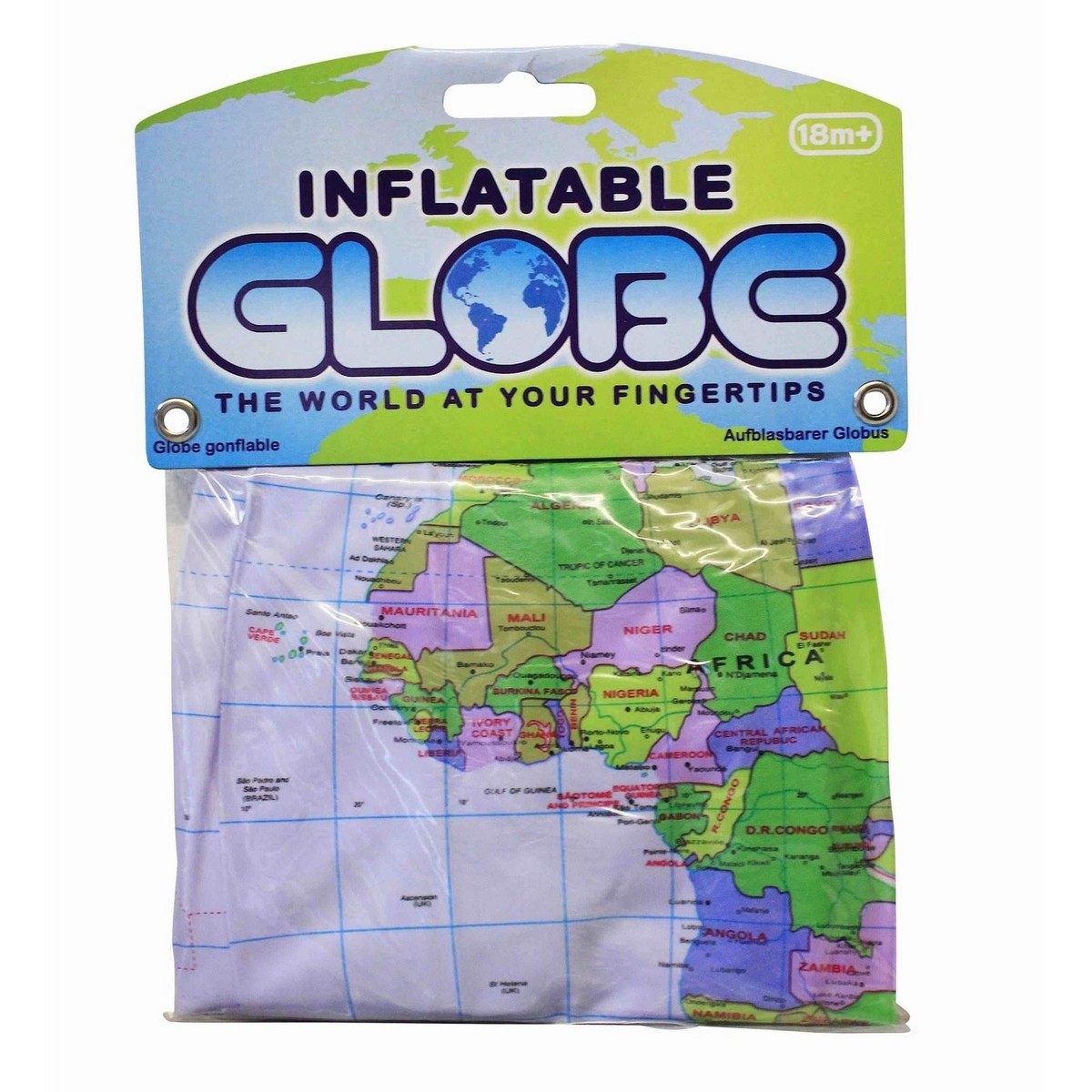 Globe Terrestre Gonflable 30 Cm Keycraft - Éducatif, Multicolore, Pour Enfants à Partir De 3 Ans - 3