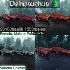 ASA🦖Ark Survival Ascended Pve Deino / Deinosuchus 1553dmg Max Level 362