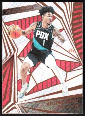 2023-24 45C PANINI REVOLUTION ANFERNEE SIMONS Portland Trail Blazers #71