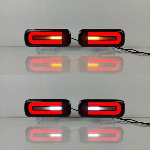 Luces traseras LED para Suzuki Jimny 2007-2018, freno + DRL nocturno + señales de giro + inversión - Imagen 12 de 14