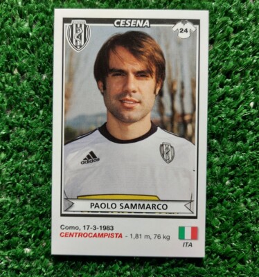 FIGURINE FOOTBALLERS PANINI 2010/11 CESENA SAMMARCO 2011 UPDATE  