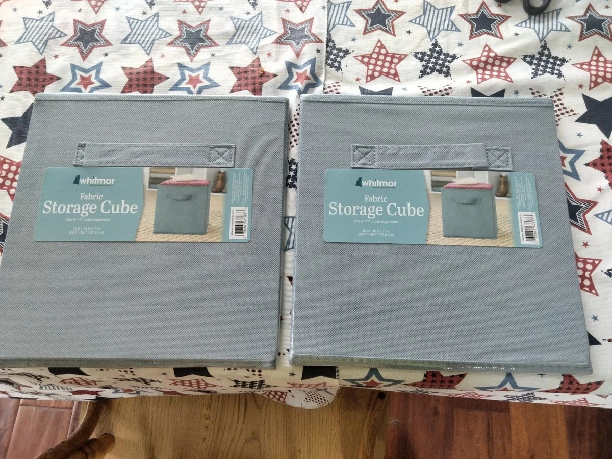 Whitmor fabric storage cubes sales