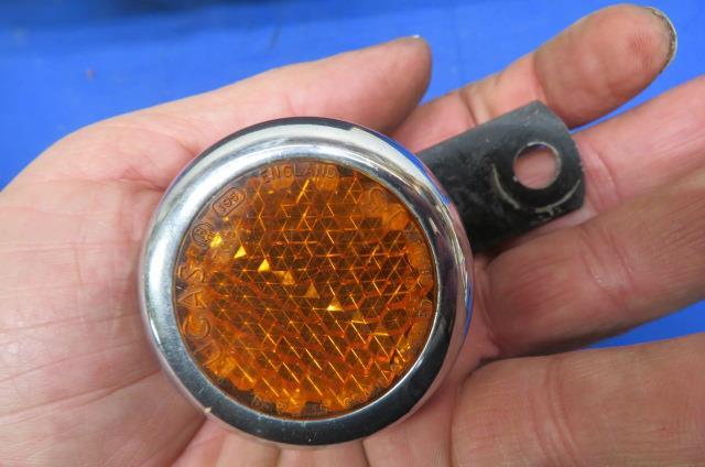 Original Lucas Amber Side Reflector # 19-1035 Lucas 57173 Triumph