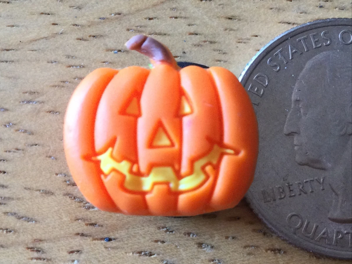 AUTHENTIC Crocs Shoe Charm Jibbitz RARE HALLOWEEN 06-07 Jack O Lantern Pumpkin