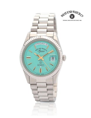 West End Co. 6828.10.3337Y2 TURQUOISE Blue Dial Ltd. Classic Auto Unisex Watch
