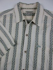 Mens Medium Guess Jeans Shirt embroidered button vintage