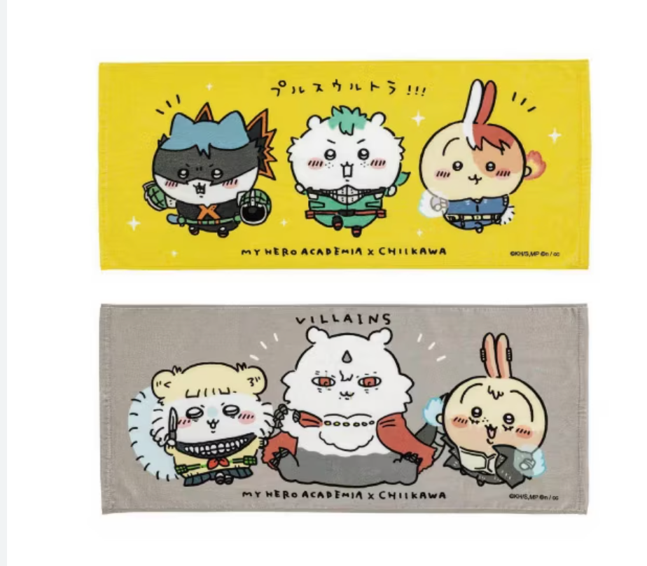 My Hero Academia X Chiikawa 2023 Face Towel Complete Set | eBay