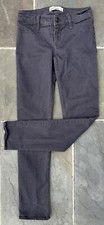 Abercrombie Kids Girls Jeans Size 14 Slim Dark Gray 13 14 Soft Material