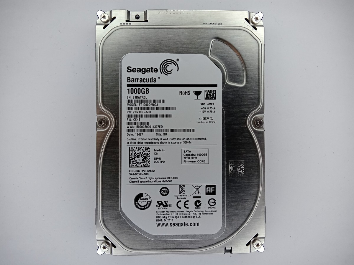 Sata Seagate Barracuda 1tb Seagate Barracuda ST1000DM003 G1XNT 1TB