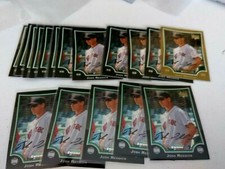 2009 BOWMAN CHROME JOSH REDDICK RC 5CT CHROME + 14 BOWMAN W/ GOLD ASTROS MT