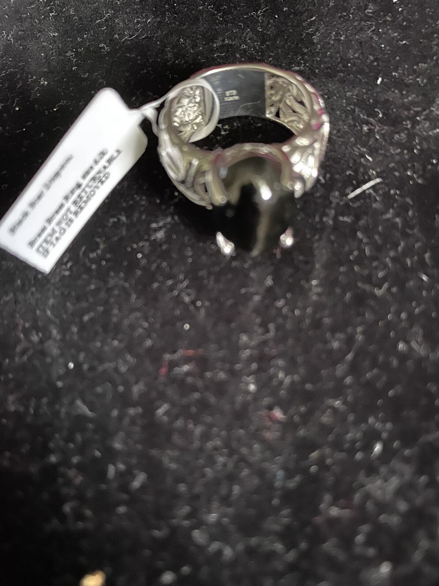 Indian Black Star Diopside Ring Size 6 7.50 Carats eBay