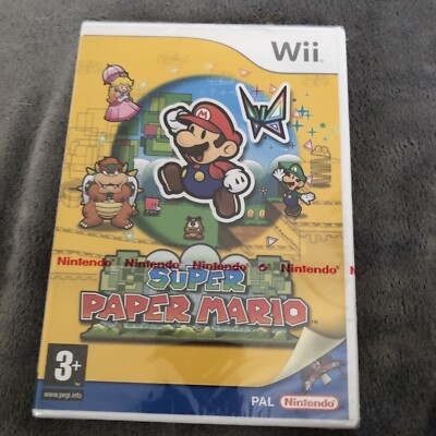 Super Paper Mario (Nintendo Wii, 2007) werkseitig versiegelt