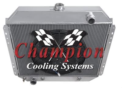 Atom Champion 3 Row Radiator W/ 16'' Fan for 1968 - 1979 Ford Truck V8 Engine