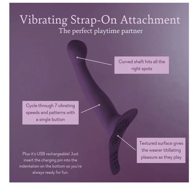 全新未拆封 Pure Romance 振动绑带附件 — 第 3/4 张图片