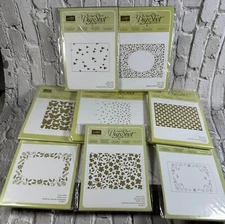 Stampin' Up! Sizzix Big Shot Embossing Folders Retired NEW You Choose"