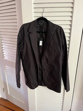 Rag  Bone Blazer Black Size Large New With Tags Papper Cotton