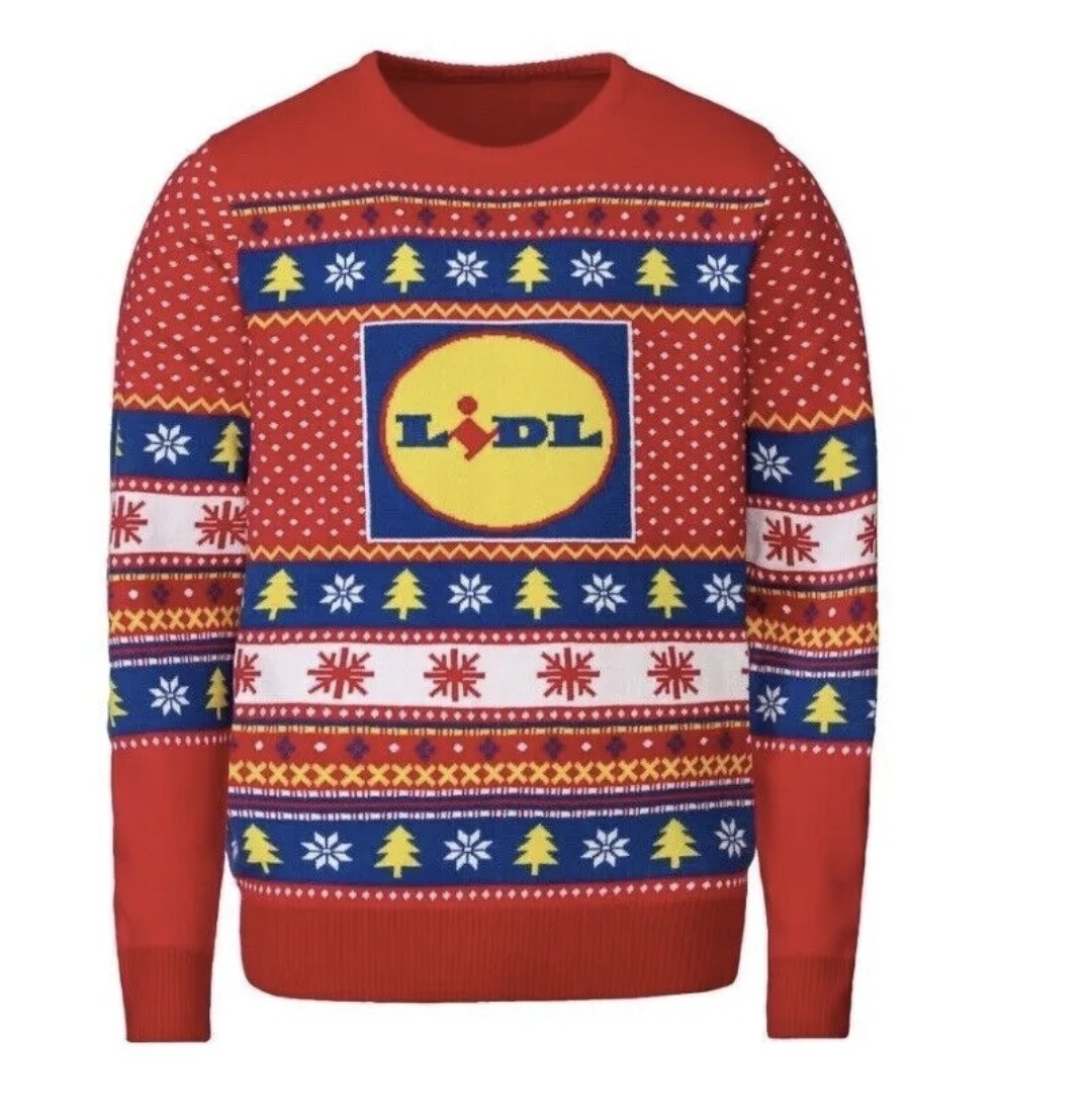Jumper Weihnachts Pulli Lidl Lidl Red Christmas Jumper Ugly