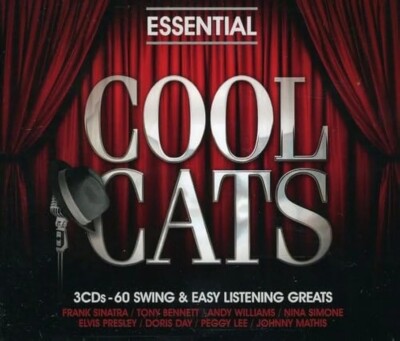 ESSENTIAL COOL CATS 3 CD NEW SEALED 60 EASY LISTENING TRACKS #SP