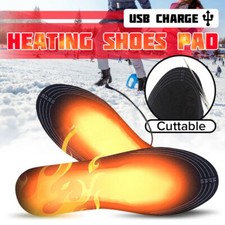 Heated Insoles Foot Warmer Heater USB Heat Shoes Boots Pad Men and Women Winter
