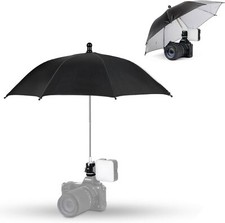 JJC Mini Ball Adjustable DSLR Camera Hot Shoe Umbrella Rain Cover for Sony Nikon
