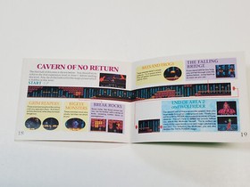 Kick Master Authentic Original NES Nintendo Manual Only *