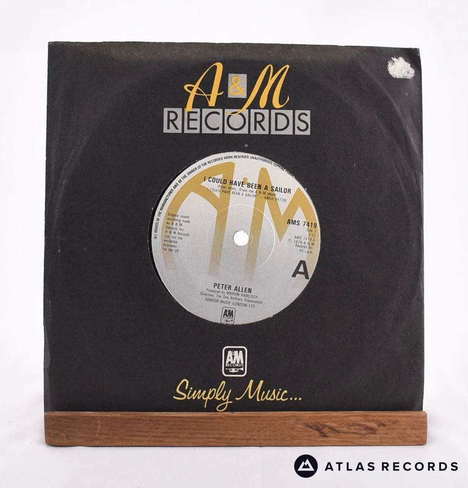 Peter Allen - I Could Have Been A Sailor - 7" Vinyl Record - EX/VG+ - Image 2 of 4