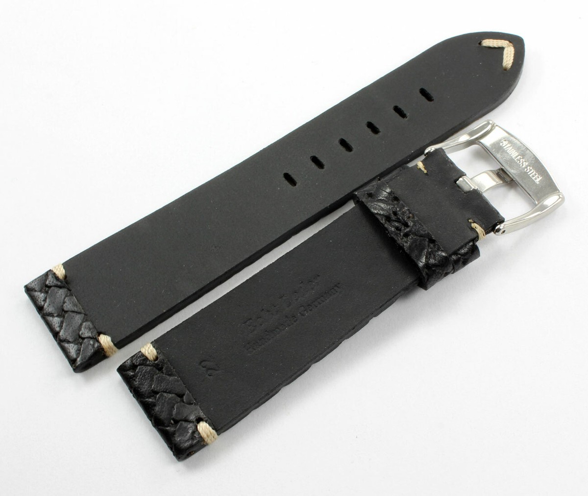 Cinturino Per Orologio In Vera Pelle MA Vintage Da 26, 24, 22 - Foto 14