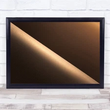 Desert Maranjab Diagonal Brown Landscape Abstract Sand Dune Wall Art Print