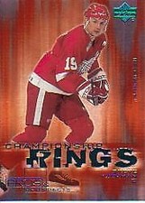 2000-01 UD Pros and Prospects Championship Rings #CR3 Steve Yzerman - NM-MT
