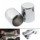 Chrome Docking Hardware Point Covers For Harley Softail Road King Fat Boy FLSTF