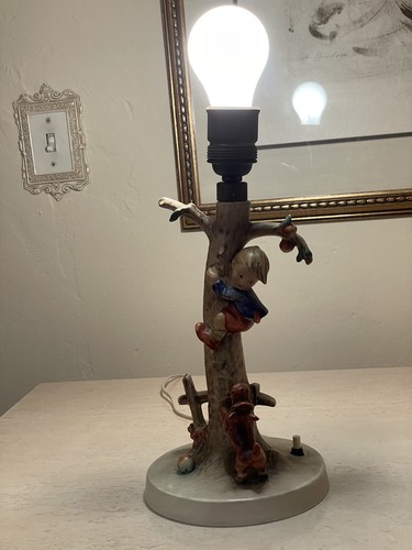 Hummel GERMANY Out Of Danger BOY Lamp Germany 1935 Works! - Picture 12 of 12