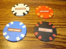 #4 Different Sears CRAFTSMAN Logo design Poker Chip Golf Ball Marker-Card Guard 