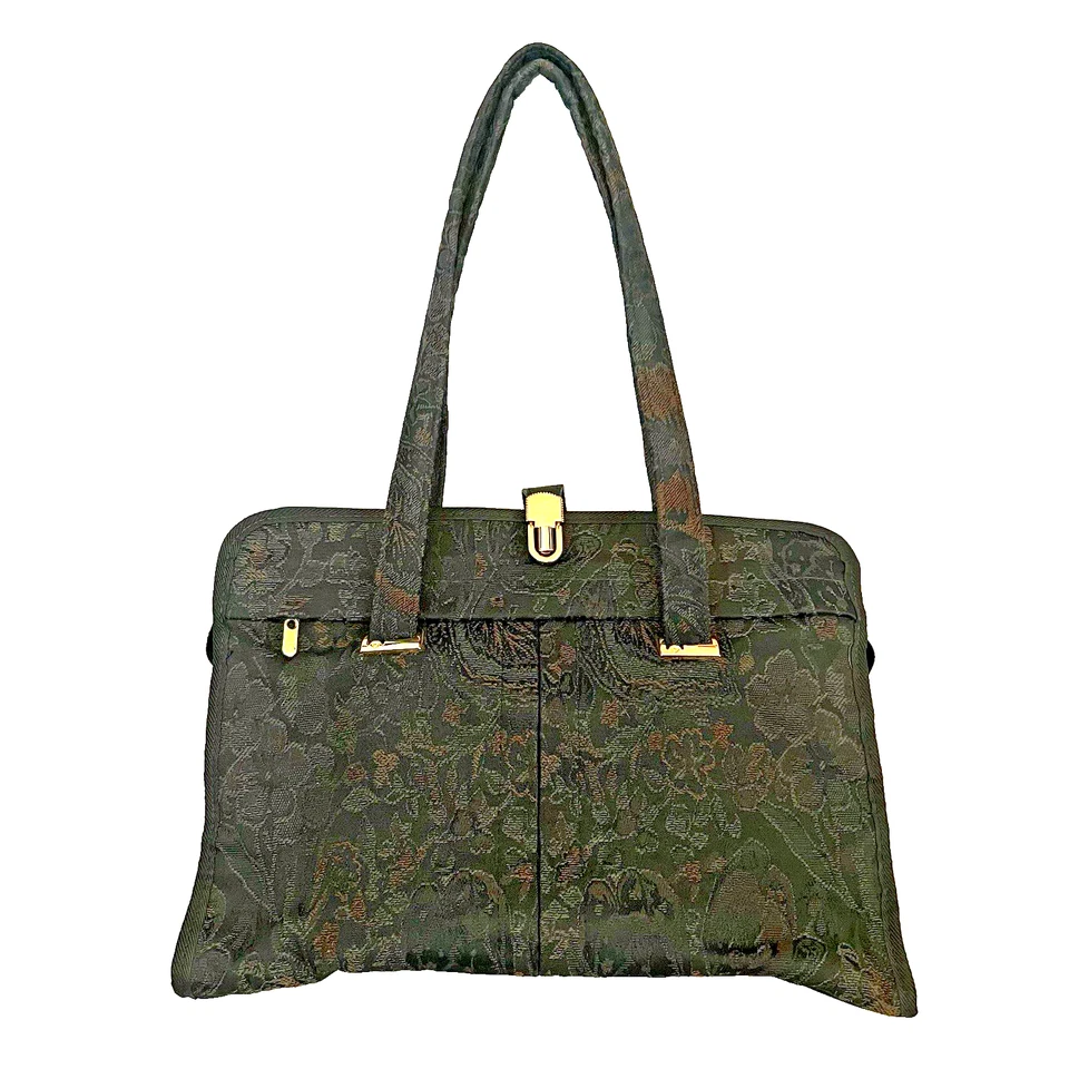 Samsonite Esteem 1992 гобелен парчи цветочный путешествий сумка ночь сумка винтажный - Изображение 3 из 4