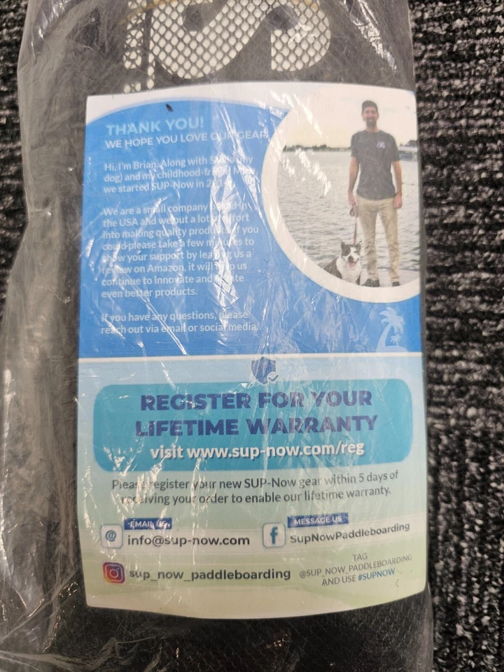 SUP-NOW Paddle Board Accessories Carrier SUP Carrying Strap Black - Image 3 of 4