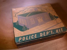 PLASTICVILLE POLICE STATION - INDIVIDUAL PARTS - ORIGINAL  - # 1605 - O Scale