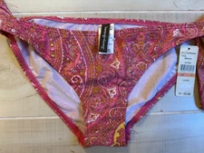 Tommy Bahamas paisley swim bottoms size small NWT women's