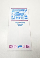 Vintage 1993 Amtrak Broadway Limited Route Guide Brochure National Passenger