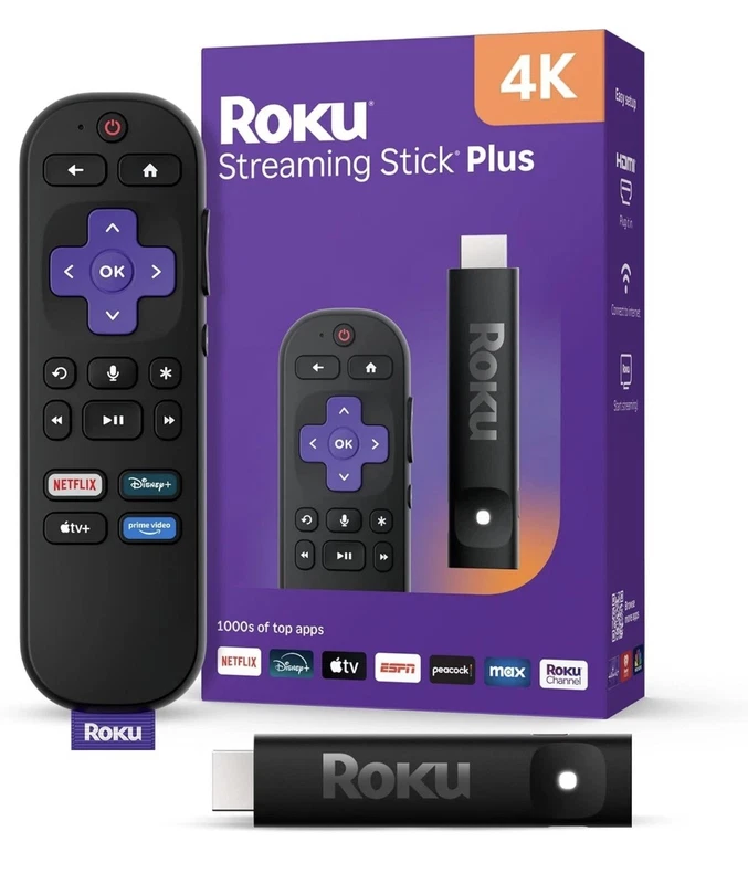 Roku Streaming Stick Plus 4K and HDR Streaming Device