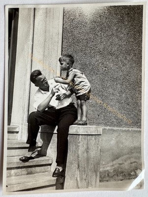 orig. Photo Father Child Boy 1929 Parents