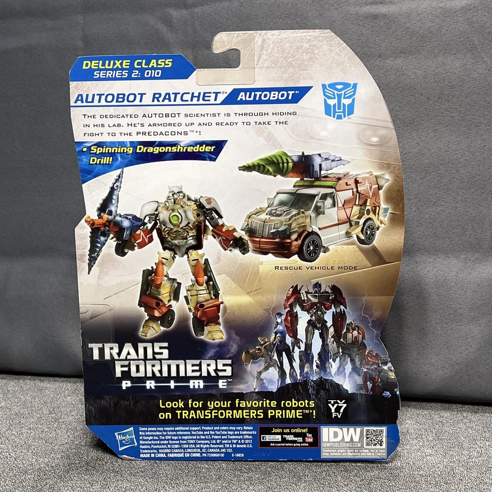 Hasbro Transformers Prime Beast Hunters Autobot Ratchet Figure Deluxe Authentic - Image 4 of 4