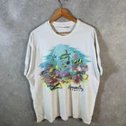 Vintage Hanes Hanauma Bay Hawaii Graphic 90s Single Stitch T Shirt Mens XL White