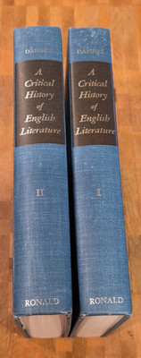 A Critical History of English Literature (2-Volume Set) by David Daiches HC SC