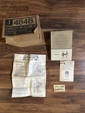 Vintage NuTone Intercom speaker 484B New old stock Opened Box White & Gold