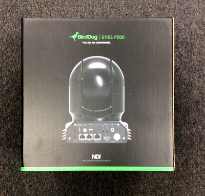 BirdDog EYES P200 Black 30x Full NDI PTZ Camera + BirdDog PTZ Keyboard BDPTZKEY 