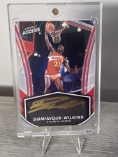 2018-19 Panini Instant Access - Dominique Wilkins Autograph /25 On Card No.ia-ow