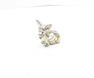 Clogau Welsh Gold Silver & 9ct Rose Gold Dog Corgi Bead Charm