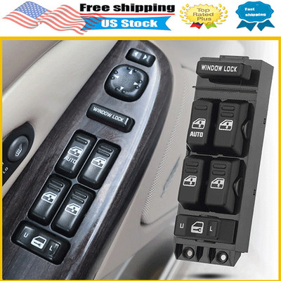 Front LH Power Window Master Control Switch fits GMC Sierra 1500 2500 3500 00-02
